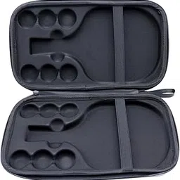 ECOMISTIQ® Hard Shell Ping Pong Paddle Case Table Tennis Racket Cover for Sports Black for 2 Paddles|Sporting Goods |Fishing|Table Tennis, Ping Pong|Paddles-picture-56