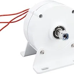 6000W Three Phase Alternator, Low Speed Home Gearless Permanent Magnet Electric Motor Generator for Vertical Horizontal Wind 24V-picture-56