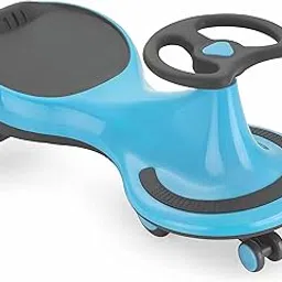 PANDAORIGINALS Kid Premium Plasma Twister Imported Magic Car Tricycle|Strong & Durable Swing Car Ride On Musical|Isi Certified As Per International Standards (Blue)-image-29