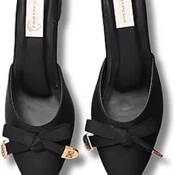 footpedia style meets comfort Women's Block Heel Sandals - 2-inch Heels with Bow Detail.-picture-38