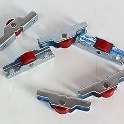 Aluminium Sliding Window Single Wheel (MS) (Red) (6 Pcs) WS003 (Thickness -7mm Wheel)-image-32