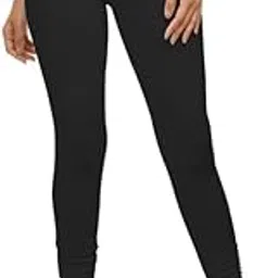 ecolove Women's Cotton Leggings | Elastic Waist Band with Slim Fit | Plain Solid Full Length Churidar Leggings for Women | Comfortable & Stretchable | Pack of 1-picture-35