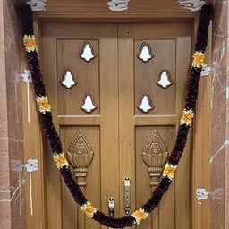 Floral-Door-Decor Maroon | Perfect for Festivals-picture-28