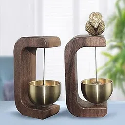 ATORSE® Wind Chime Entry Chime Decoration Shopkeepers Bell For Porch Restaurant Barn C Shape With Bird-picture-16