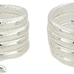 Pure Silver Designer Leg Finger Toe Rings/Chandi Bichiya For Women-image-83