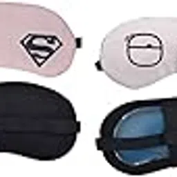 Samtrish Printed Eye Mask For Sleeping Men Women With Cooling Gel For Night Deep Sleep, Puffy Eye'S, Dark Circles,(Free Ear Plugs). | Pack of 2-image-20