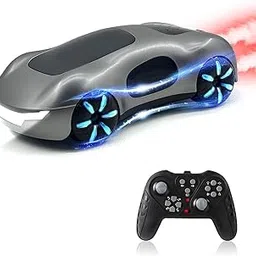 Shiksha Mart Remote Control Car, 2.4GHz RC Car with LED Lights & Sound Spray Effects, Rechargeable Double Sided Off-Road 360° Rotating Toy Stunt Car for Kids, Boys and Girls, Multicolor-picture-32