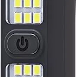 Clip on Flashlight, Running Light for Runners Rechargeable Safety Lights for Walking at Night Hands Free Flashlight Portable LED Work Light Warning Flashing Camping Hiking Running Gear Black-image-65