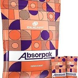 Absorpak Silica Gel Advance Moisture Absorber Desiccant Sachet for Home, Electronic items, Wardrobe & Closet | Prevents Mold, Corrosion & Fungus; 5g, 200 pack - White-image-20