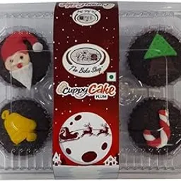 The Bake Shop Christmas Delicious Veg Plum Cuppy Cake (Pack of 2)-picture-28