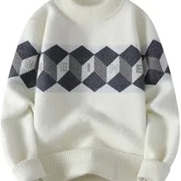 keenuu Men Round Neck Sweater |Stylish Thick Warm Winter Pullover Sweater for Men-picture-38