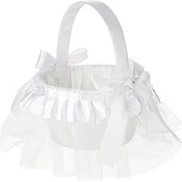 Creations Wedding Flower Basket Creative Bridal Accessory for Festivals Holidays Hotel|Home Decor|Figurines-image-90