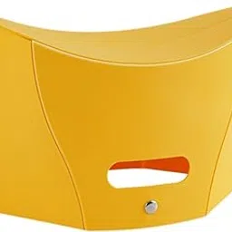 FABLOFT Portable Folding Stool Compact Fold up Camp Stool for Hiking Gathering Beach Yellow-image-28
