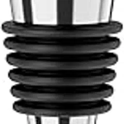 SURFNPICK Wine Bottle Stopper Stainless Steel Reusable Cork Silicone Vacuum Stopper for Bar Keeps Wine Fresh Suitable for Standard Bottles (Pack of 1)-picture-50