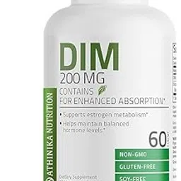 DIM 200 MG Supplement Diindolymethane with BioPerine for Enhanced Absorption, Estrogen Metabolism & Maintains Balanced Hormone Levels, 60 Vegetarian Capsules-picture-37