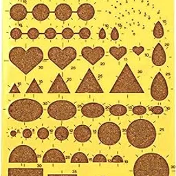 Bnf® Paper Strips Quilling Tool Ruler Stencil Drawing Tool for Origami Making Yellow | Quilling | Paper Crafts | Scrapbooking & Paper Crafts | Crafts-picture-12