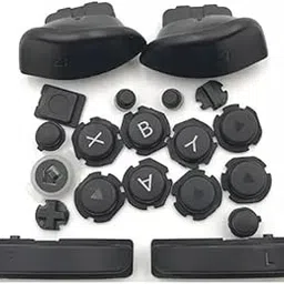 Left & Right Buttons Trigger Set Replacement Compatible with Nintendo Switch Joy-con (Black Grey)-picture-19