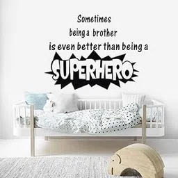 GADGETS WRAP Wall Decal Vinyl Sticker Brother Better Than Being Superhero for Office Home Wall Decoration-image-35