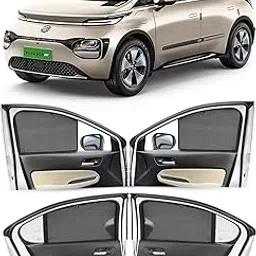 Autofact Car Sunshades for MG Windsor, UV Protection, Useful Car Accessories, Custom fit Sun Shades for Side Windows, Set of 4-picture-11