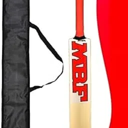 XTROKE Popular Willow Cricket Bat with Cover for Tennis Ball Grip Kids, Boys, Girls, Men, Wood (Size 6)-image-21