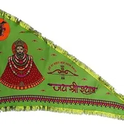 Manorath Khatu Shyam Ji Flag/Jhanda जय श्री श्याम (38x25inch) Pack Of 1-picture-10