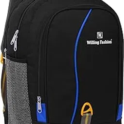 willing fashion Casual Waterproof Laptop Backpack/Office Bag/School Bag/College Bag/Travel Backpack (Dimensions:13x18 inches) (Compatible with 39.62cm(15.6inch Laptop) 30 L, Charcoal Black-picture-13