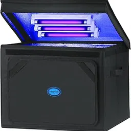 UV Light for Resin Curing High Efficiency 365nm UV Resin Kit for 3D Printer Large Size Sturdy Iron Frame Visual Window Even Curing LCD SLA DLP Compatible (Resin Curing Bag)-picture-16