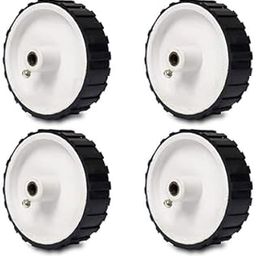 generic SP Electron Pack of 4 Pcs white Gear Motor Robotic Wheel 70 X 20mm for Electronic & Science Project-picture-10