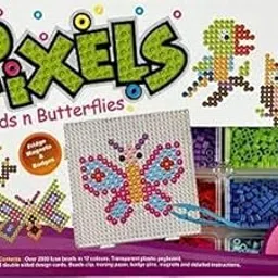 Bhavik Pixels | Make Beautiful Birds & Butterflies Over A Pegboard Using Over 2000 Beads Spread Across 12 Different Colors (Multicolor)-picture-39