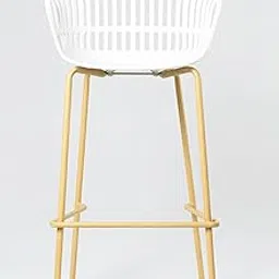 black & blues Zebra Modern Bar Stool with White Plastic Seat, Natural Wood Legs, Contemporary Design Kitchen Counter Height Chair-image-10