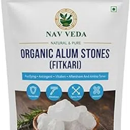 Organic Alum Stones, Natural Fitkari for Aftershave, Skin Tightening, Water Purification, Clear Skin, Tan Removal, Natural Deodorant | 100% Pure & Chemical-Free Fitkari 500g-picture-44