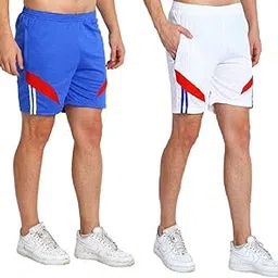 00ra with as logo Unisex (Pack of 2) Shorts Zip Pockets (Black, Darkblue Free Size 26 to 36 inch Waist)-picture-49