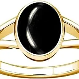 divya shakti 5.25-5.50 Ratti Black agate Kala hakik Gemstone Panchdhatu Ring for Men & Women-picture-28