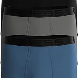 guess Cotton Multi Men Boxer Trunk Pack of 3 Multicolour-picture-19
