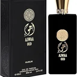 Nusuk Ajwaa Oud Black Eau De Parfum for Men | Long Lasting Perfume with Violet Leaf, Raspberry, Pepper, Geranium, Amber, Labdanum & Cedarwood | Bold Spicy Woody Fragrance | 100ml-picture-10