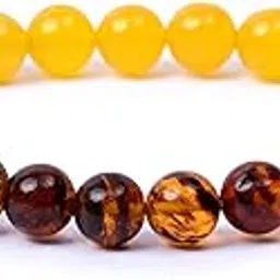 gfg Zodiac Birthstone Crystal Bracelet | Rashi Crystal Bracelet | 100% Natural | Lab-certified | For Men & Women - 8MM-picture-42