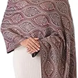 eh Reversible Lehria Jamawar stole all weather super soft viscose silk pashmina stole, scarf, wrap.-picture-11