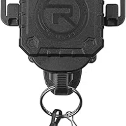ROCOTACTICAL Military Tactical Gear Retractor, Molle Tactical Gear Tether, Retractable Key/Multi-Tools Holder Belt Loop and Molle Clip Included, 1Piece (Black)-picture-11