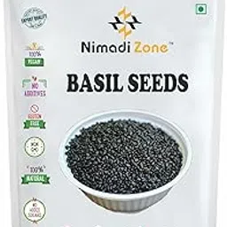 Nimadi Zone Basil Seeds | Tukmariya | Sabja | Falooda Seeds use for Natural Weight Loss - 500 GM By Nimadi Zone-image-13