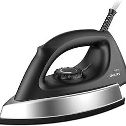 PHILIPS Stainless_Steel Heavyweight Dry Iron Gc181/8-1000 Watts Power, Black Non-Stick Soleplate, Ergonomic Grip-picture-27