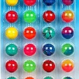 M2K HUB® 24 ps Jumping Balls for Kids, Small Crazy Bouncy Ball for Kids Outdoor Playing Ball Multicolor (Pack of 24 Balls)-picture-57