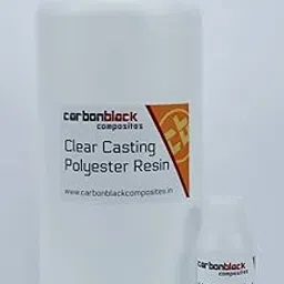 carbonblack composites Water Clear Casting Polyester Resin 1Kg kit (Pack of 1)-picture-49