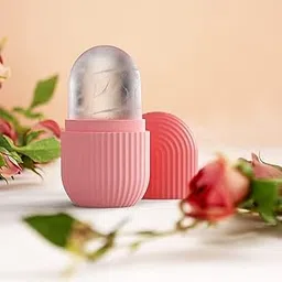 Silicone Ice Roller for Face | Reusable Ice Cube Face Mold for Glowing Skin, Pore Tightening & Puffiness | Cryo Facial Tool for Women & Girls | Face Massage & Skincare Therapy-picture-45