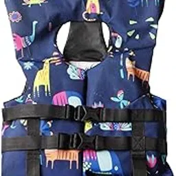 jilani Multi-Color Kids Swimming Jacket, Kids Life Jacket Adjustable Fit (M-Age-2-8years)-picture-18