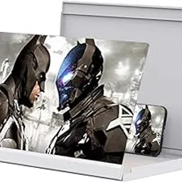 Mobile Phone Screen Magnifier, Screen Amplifier, 3D Smartphone HD Screen Amplifier, For Watching Movie, Video, Reading And Playing Games (Color : White-2, Size : 20in)-picture-19