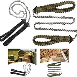Merishopp Hand Zipper Saw Compact Metal Wire Saw for Hiking Camping Gardening Survival Black| Camping Accessories Kit | Hiking Gear Essentials-picture-60