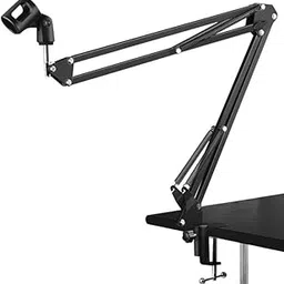 Professional Recording Microphone Stand Suspension Scissor Arm For Dynamic and Condenser Mic (Black)-picture-16