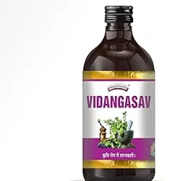 Pranacharya Vidangasav Syrup Ayurvedic | 450 ML-picture-32