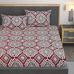 Elastic Fitted Warm Flannel Bedsheet King Size Warm Velvet Bedsheet for Winter Double Bed | 2 Pillow Covers, Size - 72 x 78 Inches-picture-20