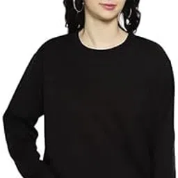 lasmo Sweatshirt Pullovers for Women | Round Neck Full Sleeves Plain Sweatshirts For Winters-picture-13
